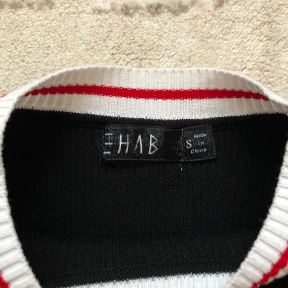 Ribbed Cutout Sporty T Shirt Dress by Rehab Small - Picture 7 of 9